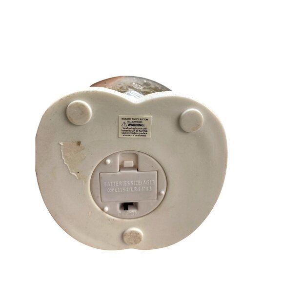 Halloween Ghost & Pumpkin Snow Globe  Light-Up Decoration  Battery-Powered  Indo - Picture 2 of 4